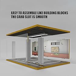 1/24 Scale Die-cast Car Diorama Display Case with
