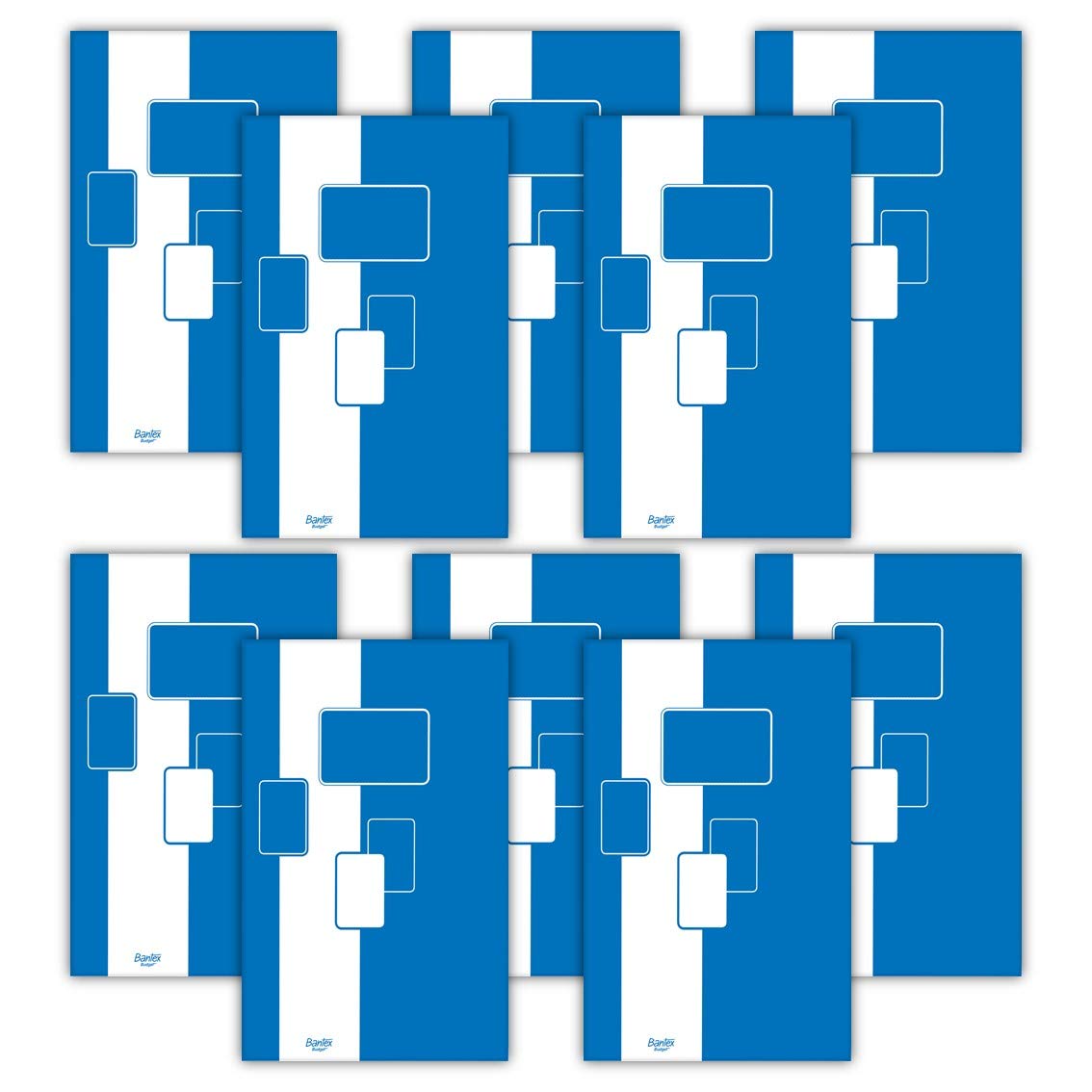 BANTEX Budget A4 Squared Notepad 50 Sheets Pack of 10 400116671
