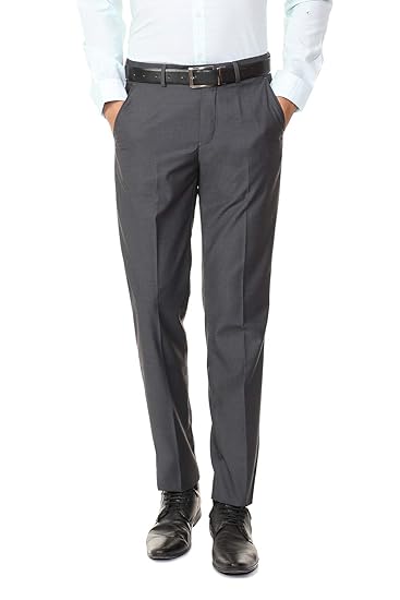 black suit trousers slim fit