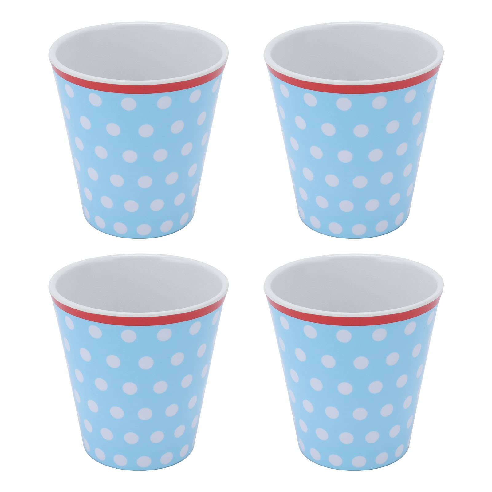4Pcs Innovative Melamine Cup Imitation Porcelain Drink Cup Beverage Mug for Homr Office School Restaurant