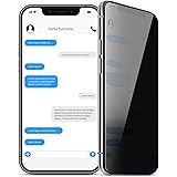 Amazon Basics Privacy-Tempered Glass Screen Protector for iPhone XS Max and iPhone 11 Pro Max - 6.5 Inch, 5.91" x 2.76", Anti