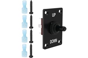 Briny River 1 Set 12V 5A 3Pin Control Boat Trim Switch Marine Toggle Up Down Switch Toggle Control Switch Panel Suitable for 