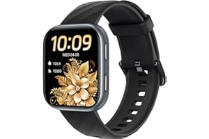 MorePro Health Fitness Tracker with 24/7 Heart Rate/Blood Pressure Monitor, Blood Oxy-gen/Sleep Tracking, 120+ Sports Activity Tracker, Smart Watch (Make/Answer Call) with Step Counter for Women Men