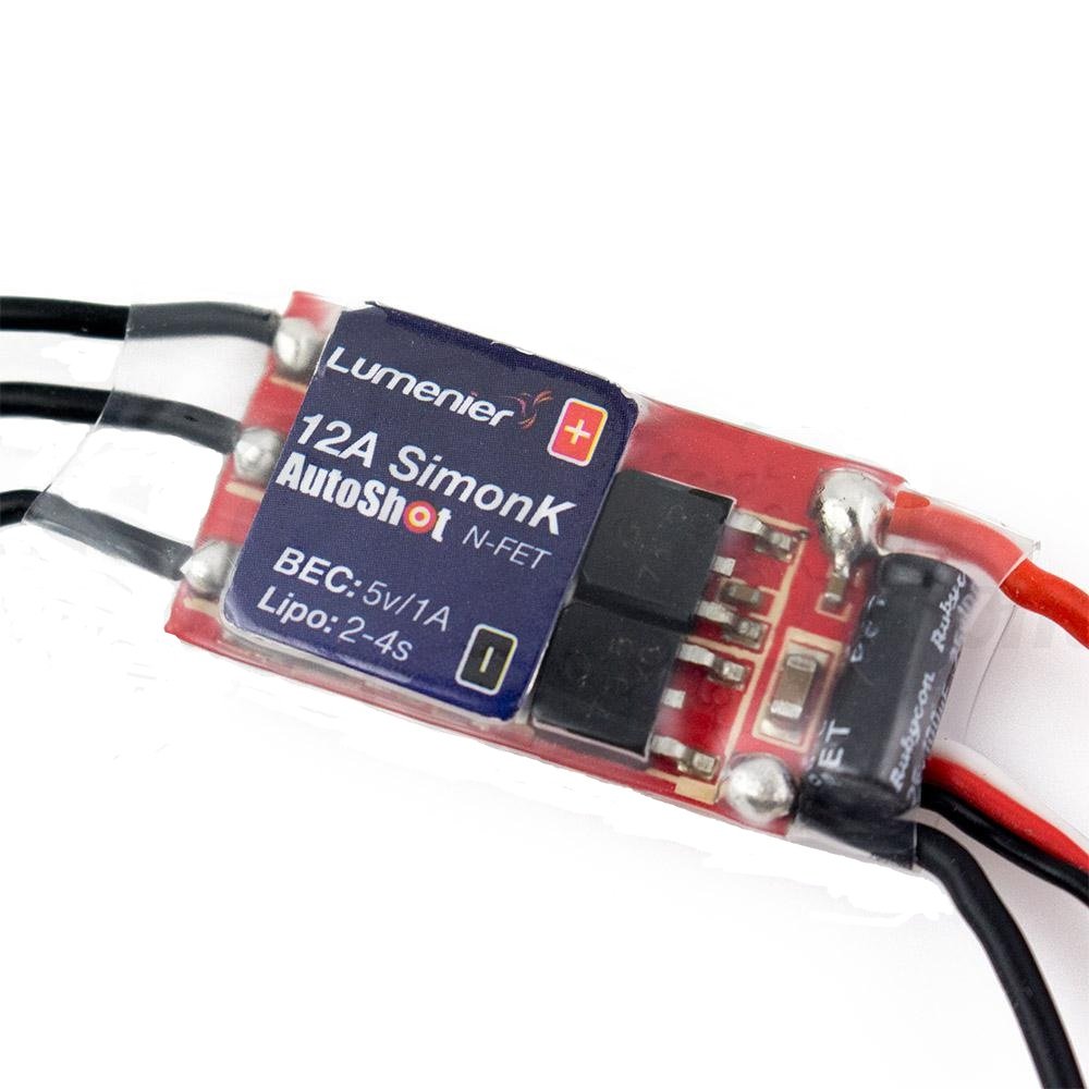 Lumenier 2-4s N-FET 12 Amp ESC with SimonK AutoShot