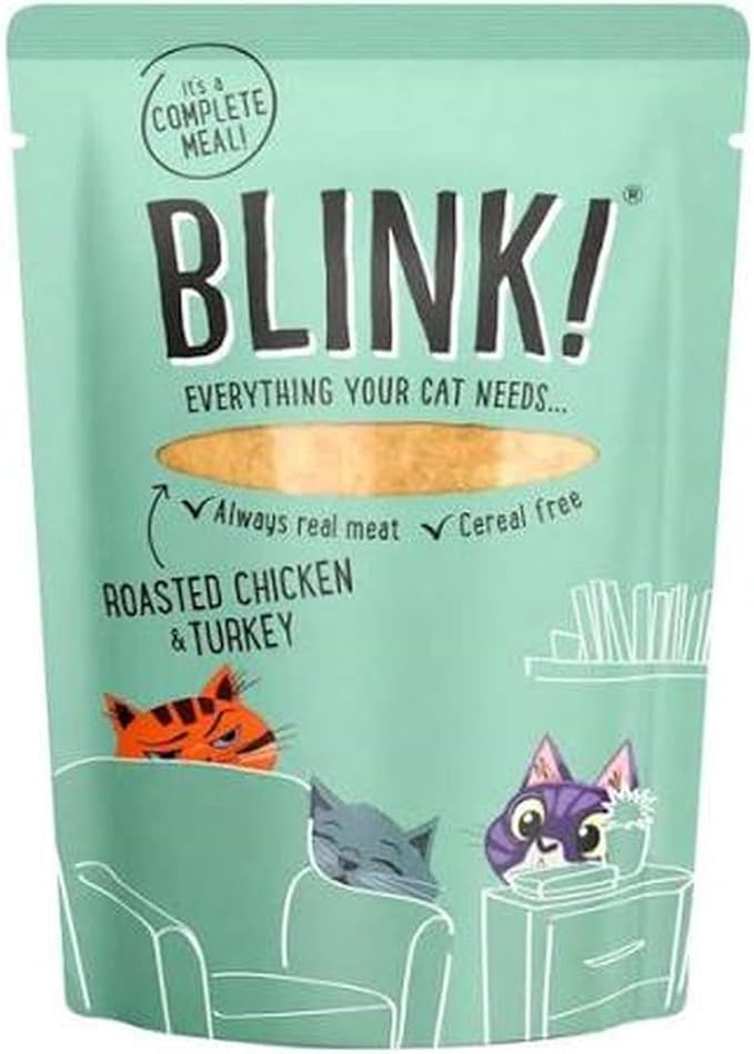 Butchers Blink Roasted Chicken & Juicy Turkey Cat Food Pouch 85g (Pack
