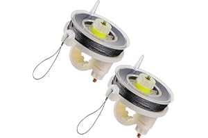Kevlar Trip Wire on Reusable Reel (85ft),Trip Wire for Perimeter Trip Alarm 12 Gauge and Trip Wire Alarm Device,Kevlar Line f
