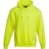 Bass Creek Outfitters Mens Hoodie - High Visibility Safety Pullover Hooded Sweatshirt - Workwear Hoodie for Men (S-XXL)