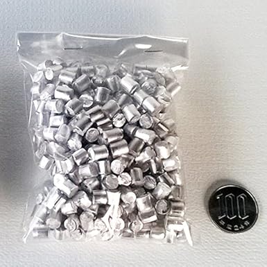 純マグネシウム９９．９５％　ペレット（粒）φ６ｍｍｘＬ６ｍｍ　１００ｇ