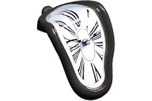 Melting Clock, Hanging Surrealistic Salvador Dali Clock Retro Desk Table Shelf Clocks Decorative for Shop Home Living Room Of