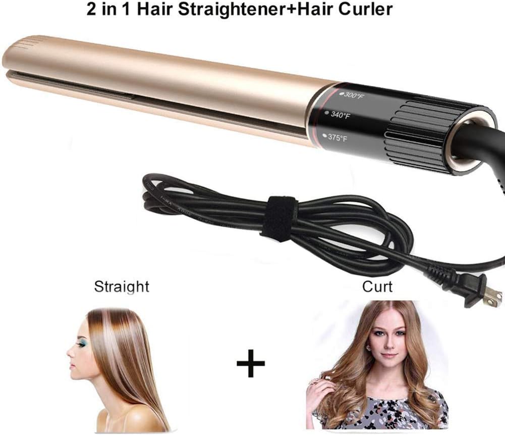 Cexpress Hair Straightener Hair Curling Wand Hair Curler Flat Iron