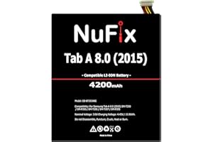 NuFix Battery Replacement Kit for Samsung Tab A 8.0 (2015) SM-T350 EB-BT355ABE (Only Battery)