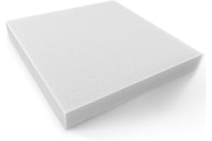 Amgo High-Density 64D Foam Cushion – 3" Thick, 16" x 16" – Upholstery Foam for Seat and Cushion Replacement (Pack of 1)