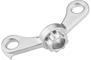 KOTESLLOE Crank Adjusting Cap Tool, Bike Crank Removal Tool for Hollowtech II, Crankset Crank Arm Install Removal Wrench Tool with Built-in Hooks