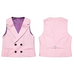 Marvelous World Boys' 5-Piece Formal Vest Suit