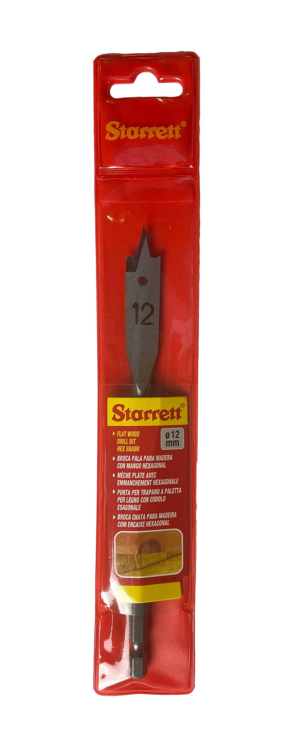 Starrett Flat Wood Drill Bits