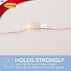 Command 17026CLR-ES Decorating Clips, Clear, 20-Clips