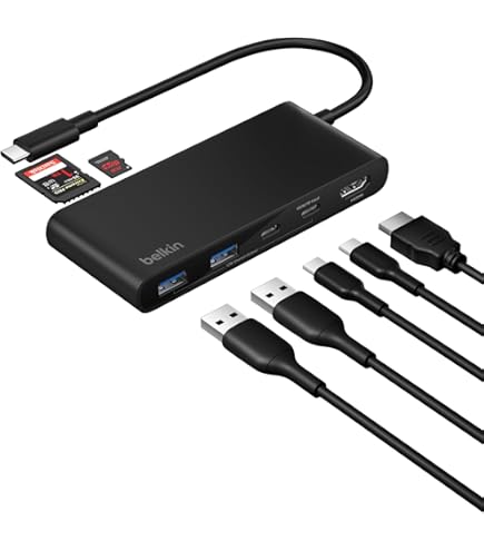 Amazon.com: Belkin Connect 8-Port USB C Hub, Supports Display w