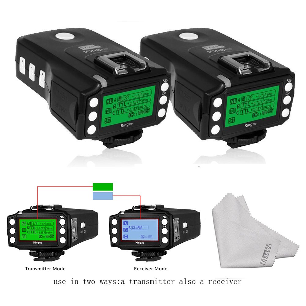 Amazon.com: 2 PCS Pixel King PRO Transceiver TTL for Sony Mirrorless Camera  and DSLR Camera with New Sony Hotshoe Port: Beauty