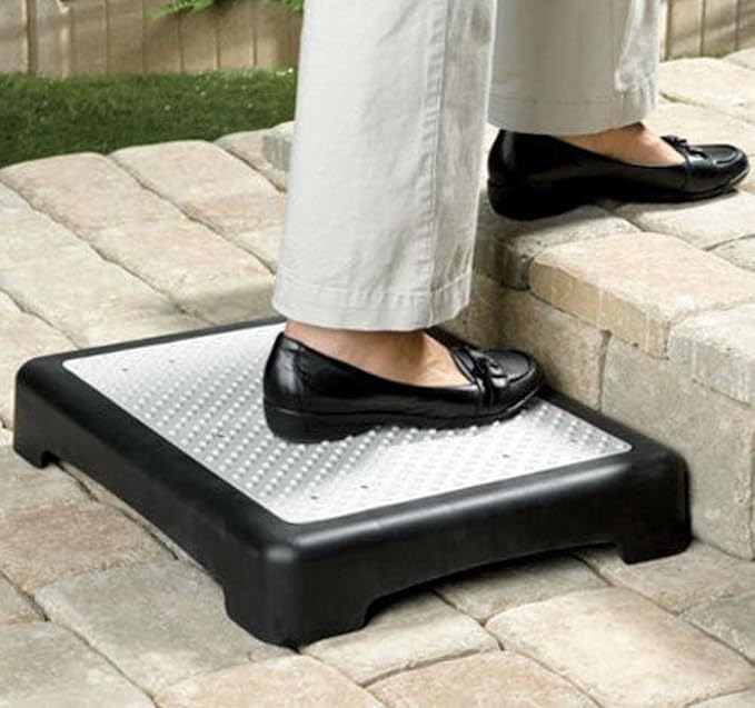 TheBigShip® Non Slip Outdoor Step Half Step Instantly Reduces Height of doorsteps. Mobility Aid