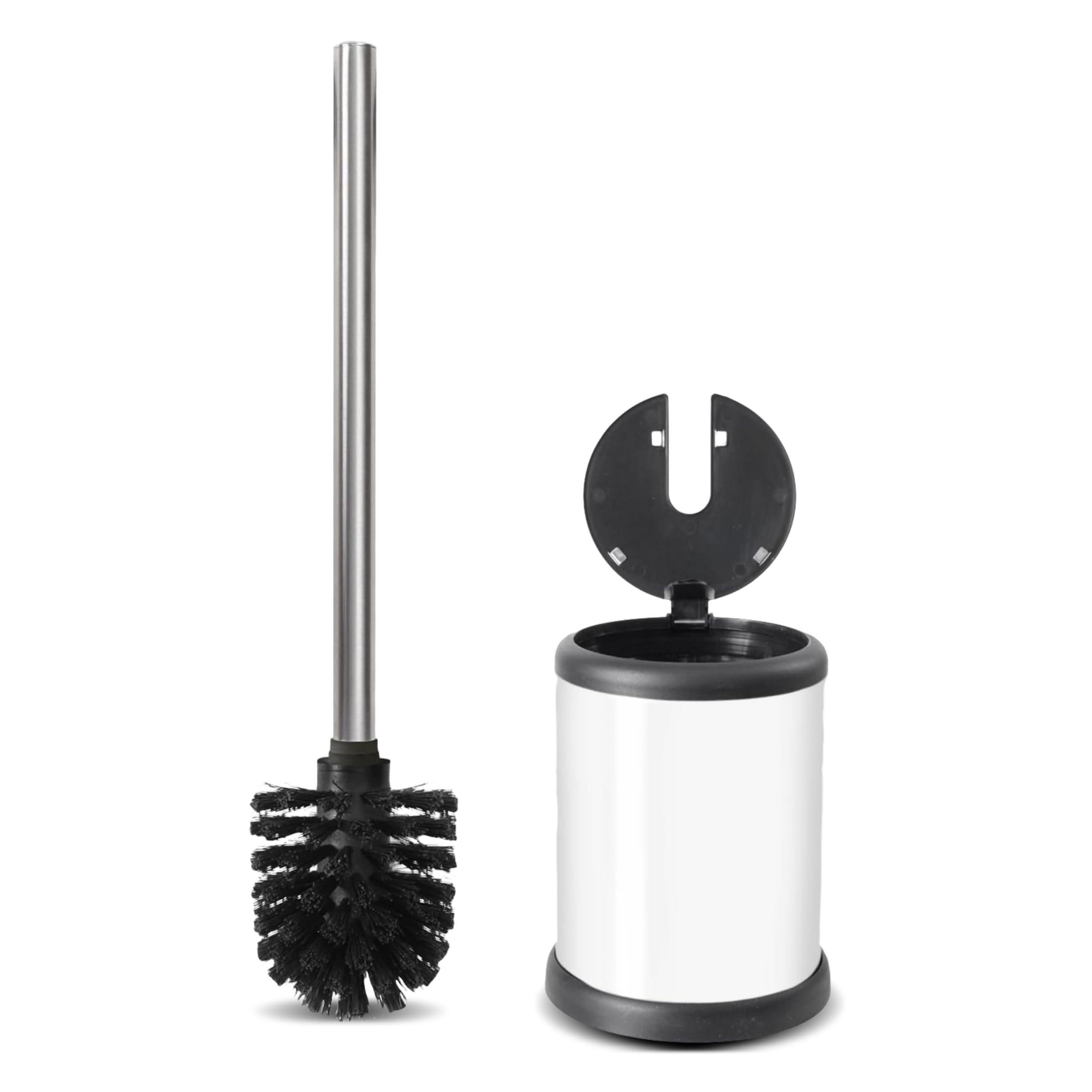 ToiletTree Products Deluxe Toilet Brush with Lid, White