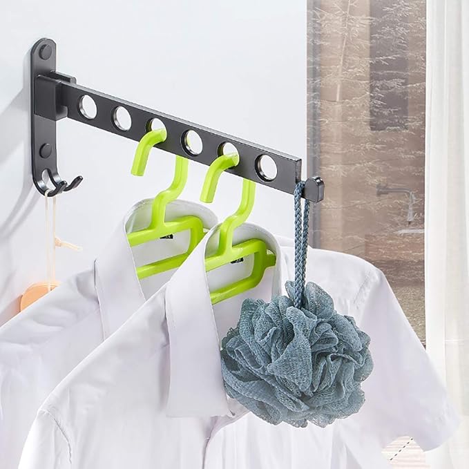 YANGSANJIN Wäscheständer Wandhalterung Kleiderbügel Edelstahlhaken mit