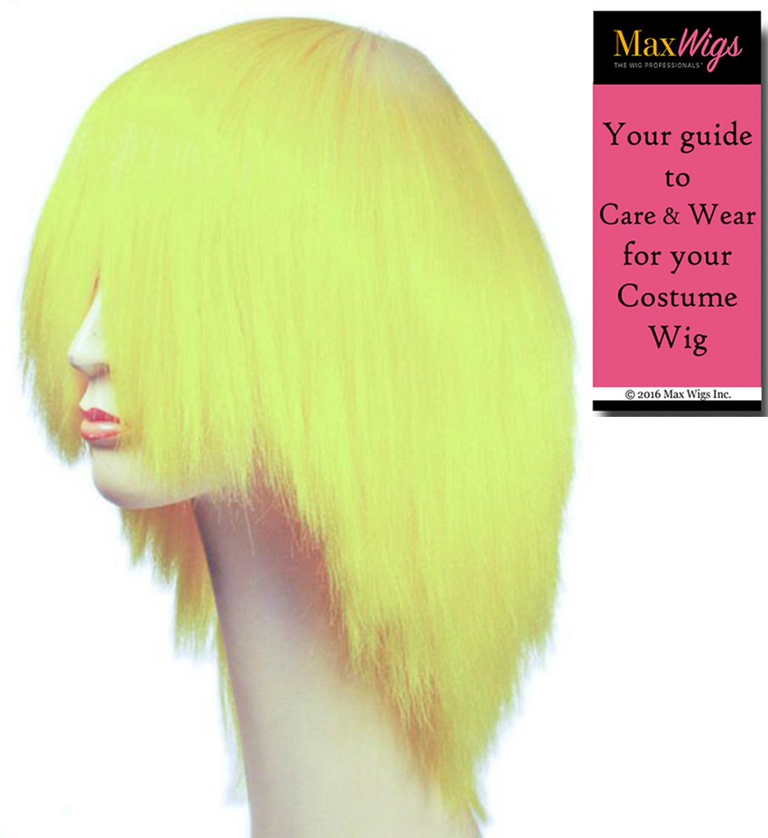 Amazon Com Deluxe Silly Boy Color White Lacey Wigs Straight