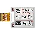 waveshare 1.54inch E-Ink Raw Display Compatible with Raspberry Pi Raspberry Pi 5/4B/3B/Zero/Zero W/Zero 2W/Pico/Pico W/Pico WH, 200x200 Resolution Three-Color Display with SPI Interface Without PCB