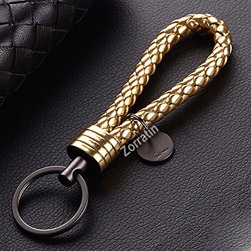 Car Key Acorn Weave Paracode Key Chain Ring Grip Strap fit Porsche Mercedes BMW Cadillac Lexus Ford Toyota VW Honda Chevrolet Dodge Jaguar Land Rover