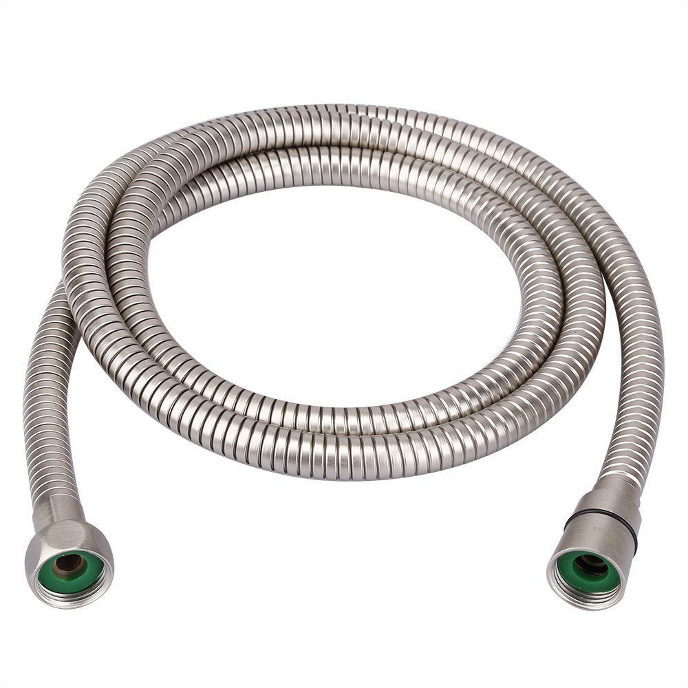 Brushed Nickel Flexible Shower Head Hose Handheld Extension Sprayer
