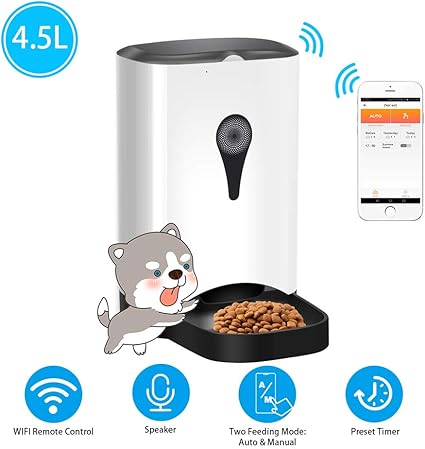 Amazon Com Uunitona Automatic Pet Feeder Electric Food Dispenser