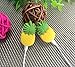 Cartoon Earphone Pineapple 3D Earbuds In Ear Headphone for Apple Samsung HTC Android Smartphone Tablet MP3 Stereo Wired 3.5 mm Best Gif (Pineapple)