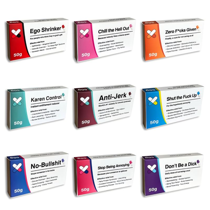 Photo 1 of *******PACK OF 2*****TISEA 9-Pack Funny Gag Style Box Set — Novelty Empty Prop Boxes — Birthday & Retirement Prank Gifts for Men & Women, White Elephant & Secret Santa Stocking Stuffers, Office Party Humor