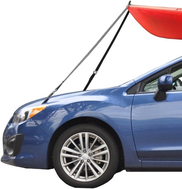 Fast Kayak and Canoe Tie Down Anchor Straps for Car Hoods and Trunks