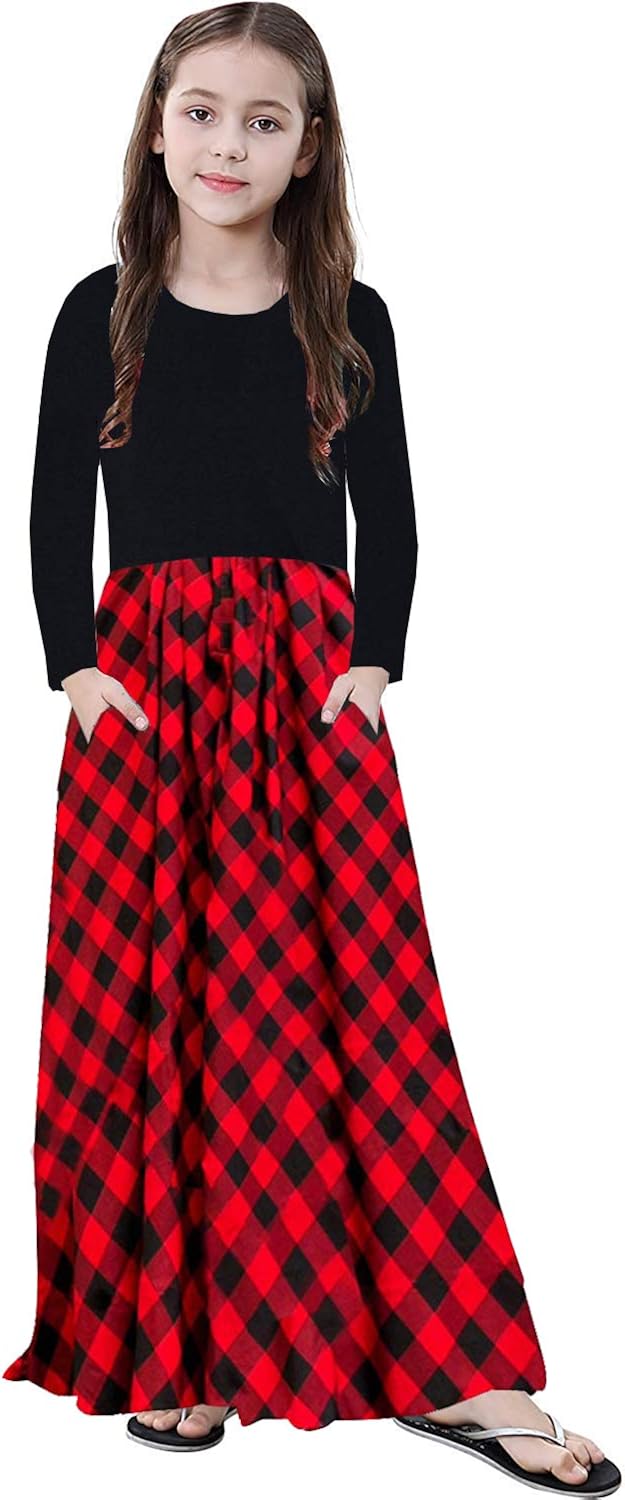 little girl buffalo plaid dress