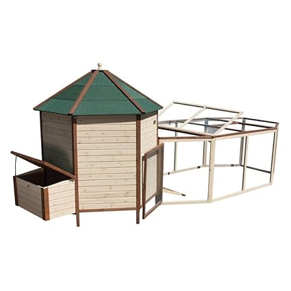 Amazoncom Advantek The Tower With Run Chicken Coop Garden Outdoor
