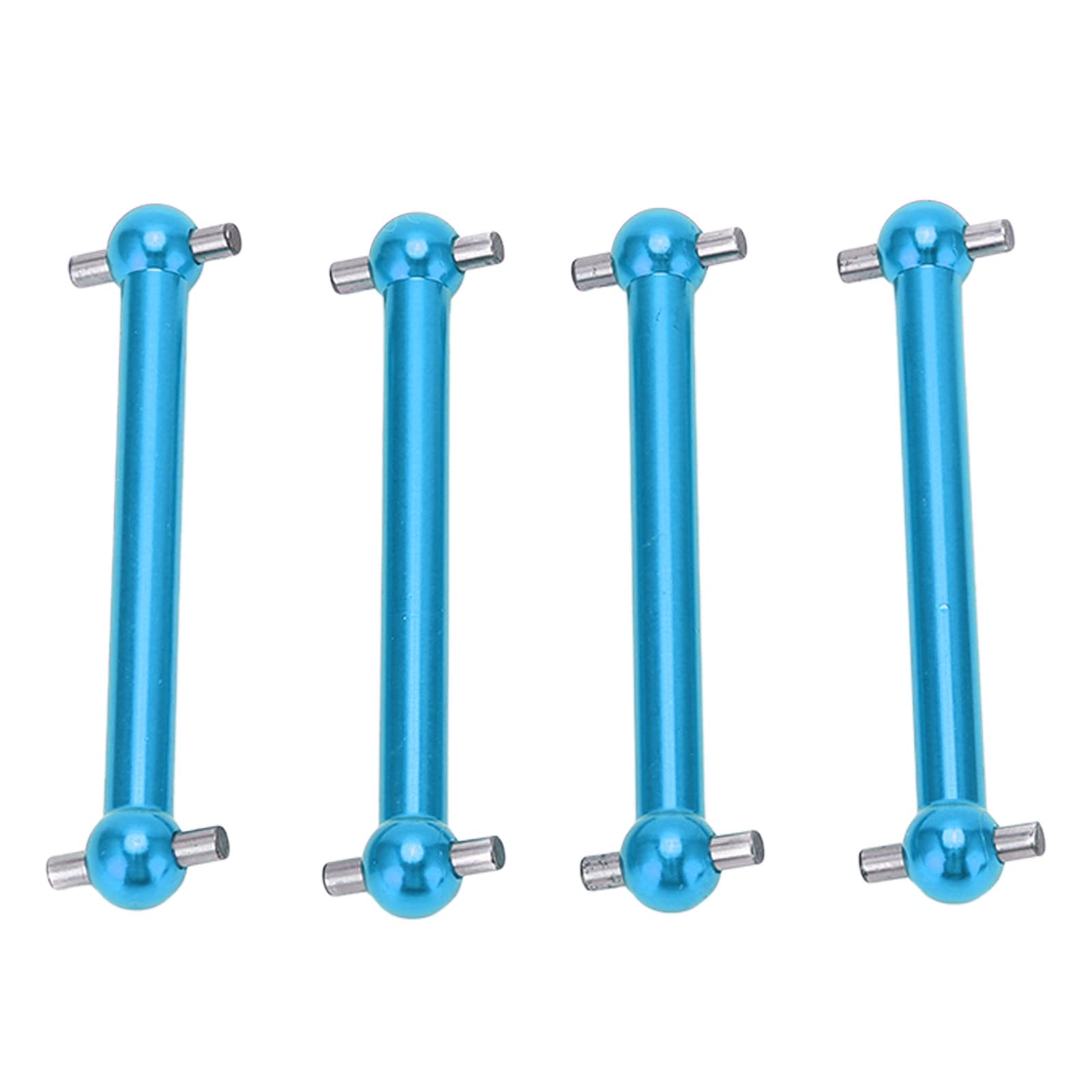 Photo 1 of 4pcs RC Dog Bone Drive Shaft, Aluminium Alloy Front and Rear Dog Bone for TT02B 1/10 RC Car(Blue)