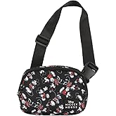 Disney Mickey & Minnie All-Over Print 19 Cm Black Fanny Pack
