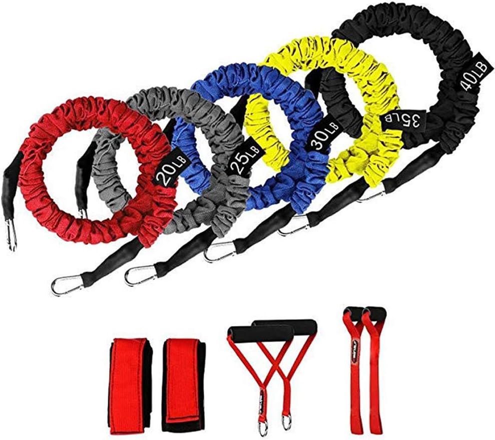 Ruilynn Resistance Bands Set, 11 Pcs Fitness Kit Includes