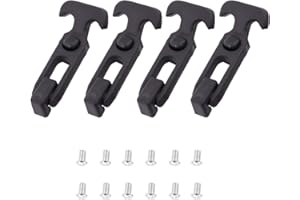 Healeved Rubber Draw Latch T-Handle Buckle 4Pcs for Cooler and Toolbox Secure Closure Hardware
