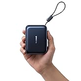 Baseus PicoGo AC22 Mini Power Bank, 20000mAh 45W PD Portable Charger Built-in USB-C Cable, Travel Essential Compact Battery Pack, Fast Charging for iPhone Duo/18/17/16/15 Samsung S26/S25 Pixel 11 iPad