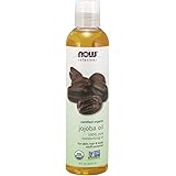 NOW Solutions, Organic Jojoba, Moisturizing Multi-Purpose Oil for Face, Hair and Body, 8-Ounce