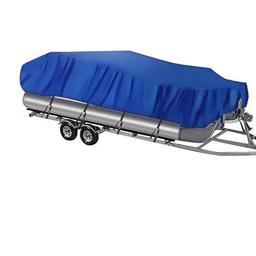 21-24 Ft Boat Cover Waterproof Pyle Heavy Duty Pontoon Boat Cover - 21-24 Ft Waterproof Marine Polyester With Storage Bag Boat Shade