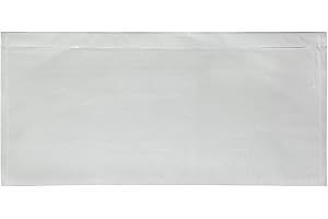 KLETON - Blank Packing List Envelope, 10" L x 5-1/2" W, Backloading Style Case of 1000