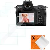 K&amp;F CONCEPT 3 Pack Camera Screen Protector Compatible with Nikon Z9 Z8 | Ultra Clear Tempered Glass Screen Protector Anti Scratch Bubble Free Ultra Resistant PF20