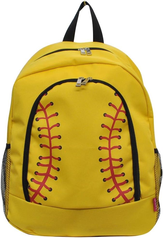 trendy yellow backpack