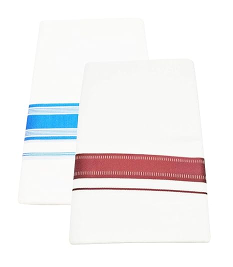 Men's Cotton Dhoti (White_Free Size)_156