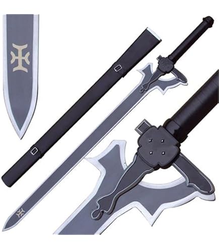 SAO Dark Repulser Sword Art Online Carbon Steel Replica Anime Kirito Teal Blade SAO Dark Repulser Sword Art Online Carbon Steel Replica Anime Kirito Teal Blade
