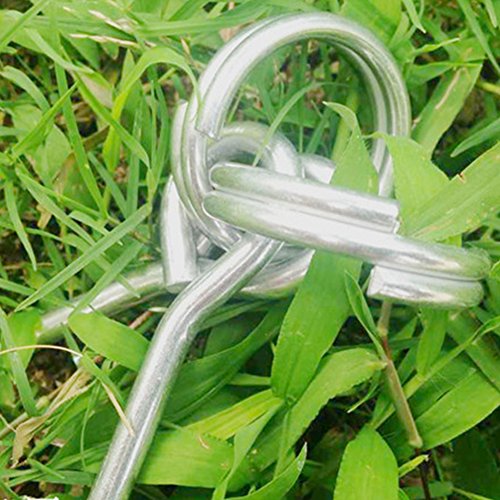 image for EDTara 2Pcs Awning Tent Poles Rings Connector with 2 Pins for Outdoor 