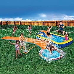 BANZAI Aqua Drench 3-in-1 Splash Park, Multi on Galleon Philippines