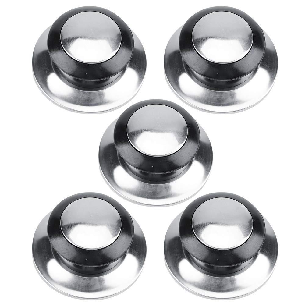 Nikou Pot Lid Knob - 5Pcs Heat-Resistant Pot Pan Lids Knob Lifting Handle Home Kitchen Cookware Replacement Parts